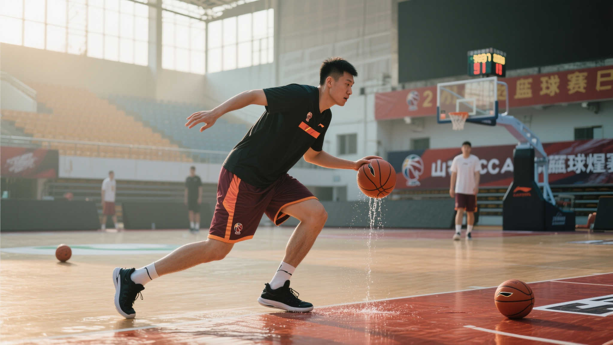 邱彪分享山东队晨训瞬间：520用心启程，成就未来